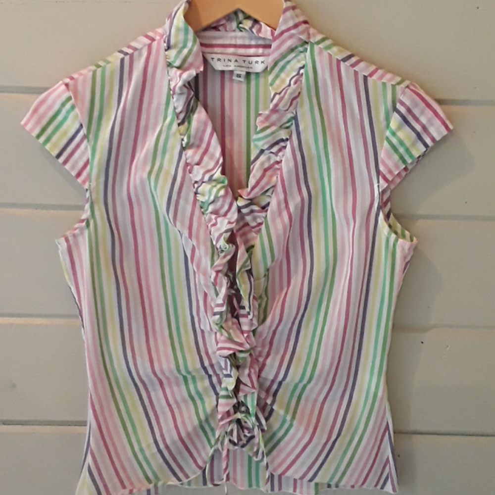 Trina Turk Striped Top